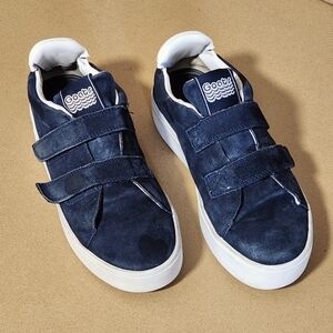 goats suede platform sneakers Womens sz 8